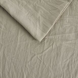 Ardor Vintage Washed Sheet Set Grey