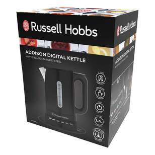 Russell Hobbs Addison 1.7L Digital Kettle Matte Black RHK510BLK