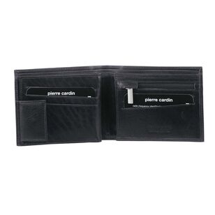 Pierre Cardin Men's Bi Fold Leather Wallet Black