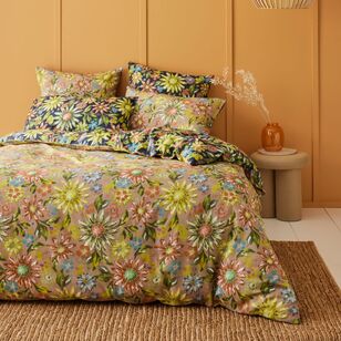 Warwick Home Simona Cotton Quilt Cover Set Multicoloured