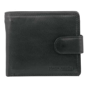 Pierre Cardin Men's Leather Bi-Fold Wallet Black