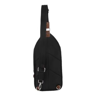 Pierre Cardin Men's Nylon Crossbody Bag Black