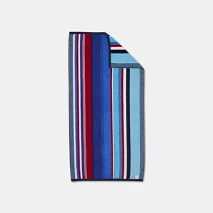 Soren Kai Beach Towel Blue & Red 80 x 160 cm