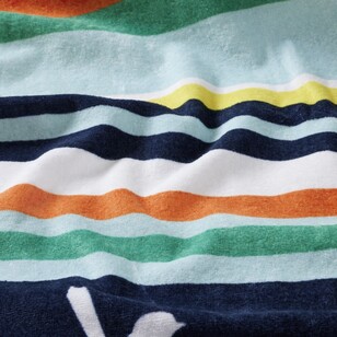 Mozi Portland Beach Towel Multicoloured Stripe 85 x 165 cm