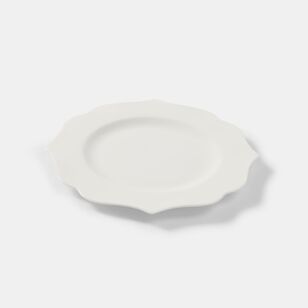 Chyka Home 21 cm Hydrangea Side Plate White