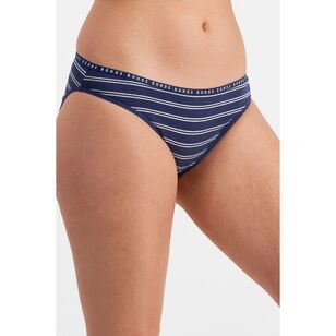 Bonds Women's Hipster Bikini Brief 3 Pack Blue Stripe