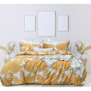 Odyssey Living Barbados Cotton Quilt Cover Set Multicoloured Print