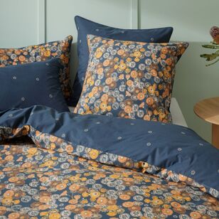 Warwick Home Ditzy Cotton European Pillowcase Multicoloured Print 65 x 65 cm