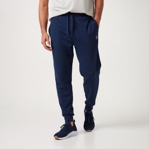 NMA Men's Active Fleece Trackpant with Cuff Navy