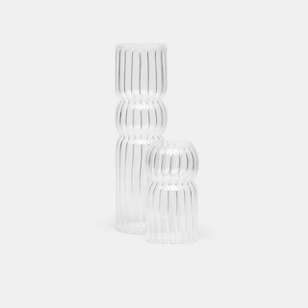 Soren Deco Ribbed Vase Small