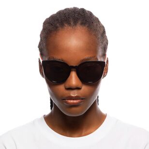 Solarized Women's Retro Round Sunglasses Black
