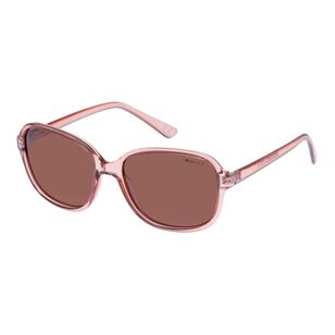 Solarized Women's Petite Fine Sunglasses Brn & Tan