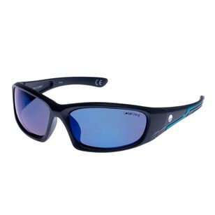 Solarized Men's Action Wrap Sunglasses Ice Blue & Smoke