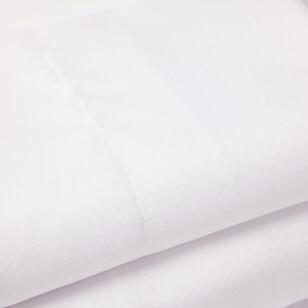 Soren Chevron Embossed Microfibre Sheet Set White