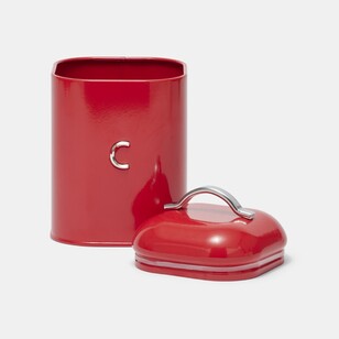 Smith + Nobel Provincial Coffee Canister Gloss Red
