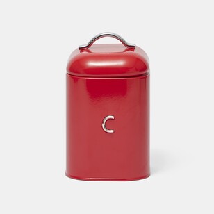 Smith + Nobel Provincial Coffee Canister Gloss Red