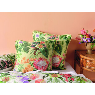 Linen House Delphine Cotton Quilt Cover Set Multicoloured Print