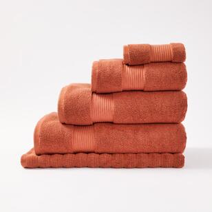 Elysian Resort Egyptian Cotton Towel Collection Rust