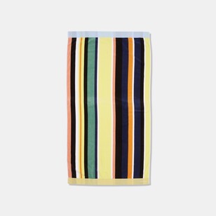 Sheridan Sunside Beach Towel Yellow & Multicoloured 95 x 175 cm