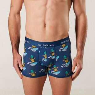 Mitch Dowd Holiday Fun Cotton Trunk 3 Pack Navy