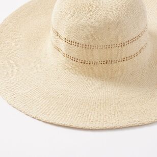 Khoko Women's Wide Brim Sun Hat Natural One Size