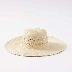 Khoko Women's Wide Brim Sun Hat Natural One Size
