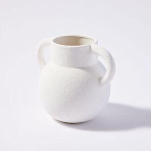 Soren Textured Vase White