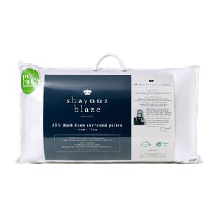 Shaynna Blaze 85/15 Duck Down Surround Pillow White Standard
