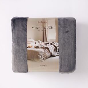 Bas Phillips Mink Touch Blanket Granite