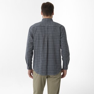 JC Lanyon Men's Fairholme Check Long Sleeve Shirt Dark Green