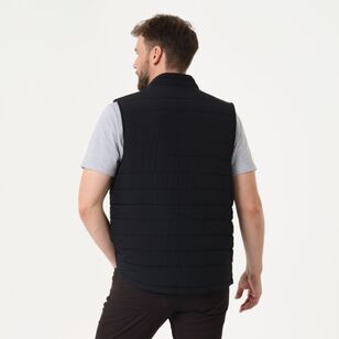 JC Lanyon Men's Buller Classic Puffer Vest Black
