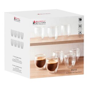Maxwell & Williams Blend 250 ml Double Wall Cup 8 Pack