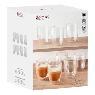 Maxwell & Williams Blend 350 ml Double Wall Cup 8 Pack