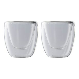 Maxwell & Williams Blend 80 ml Double Wall Espresso Cup 2 Pack