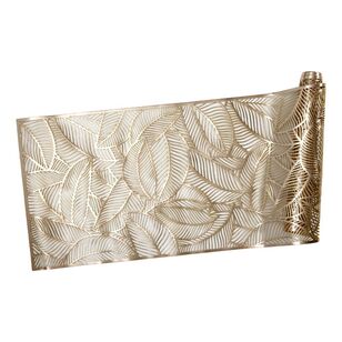 Maxwell & Williams Table Accents 35 x 180 cm Cut-Out Table Runner Leaf Gold