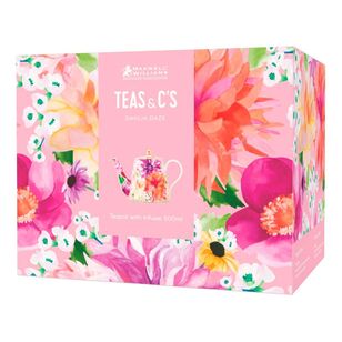 Maxwell & Williams Teas & C's Dahlia Daze 500 ml Teapot with Infuser Pink