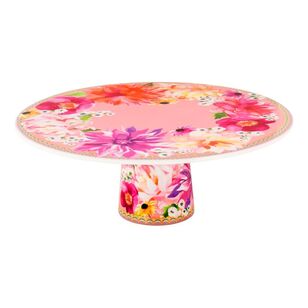 Maxwell & Williams Teas & C's Dahlia Daze 28 cm Footed Cake Stand Pink