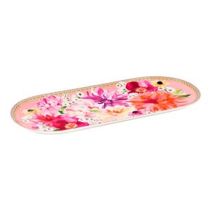 Maxwell & Williams Teas & C's Dahlia Daze 33 x 15 cm Platter Pink