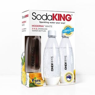 SodaKing Moderna PET Bottles 1L Twin Pack