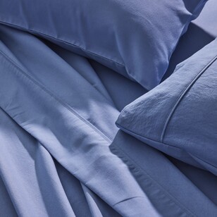 Odyssey Living Thermal Flannel Sheet Set Blue