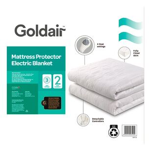 Goldair Fitted Zip-Off Mattress Protector Electric Blanket