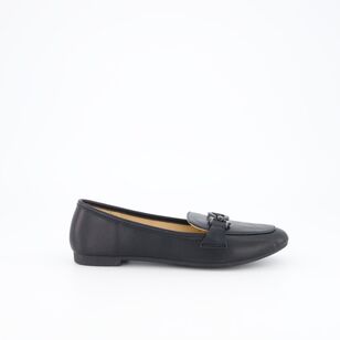 Khoko Women's Liv Chain Detail Loafer Black