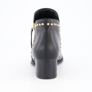 Khoko Women's Coda Almond Toe Ankle Boot Black