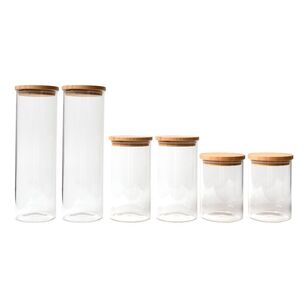 Smith + Nobel 6-Piece Bamboo & Glass Container Set