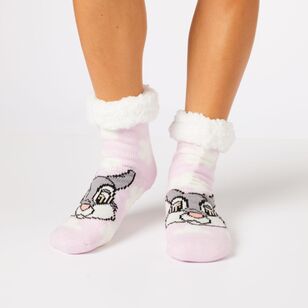 Disney Women's Thumper Bed Sock Lilac