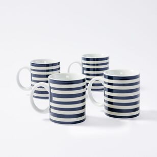 Soren Stripe Printed Mug 4 Pack