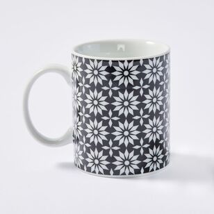 Soren Morocco Printed Mug 4 Pack Black