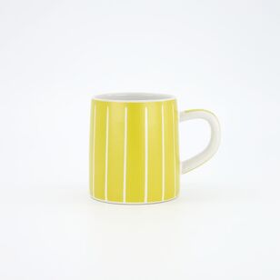 Chyka Home Candy Stripes Mug Yellow