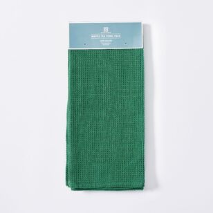 Smith + Nobel Waffle Tea Towel 3 Pack Green