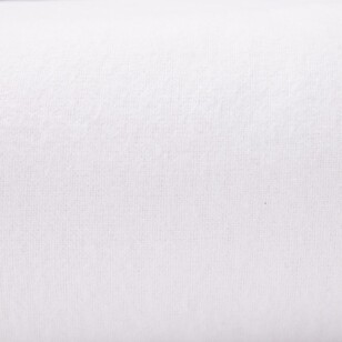 Soren Plain Dyed Flannelette Sheet Set White